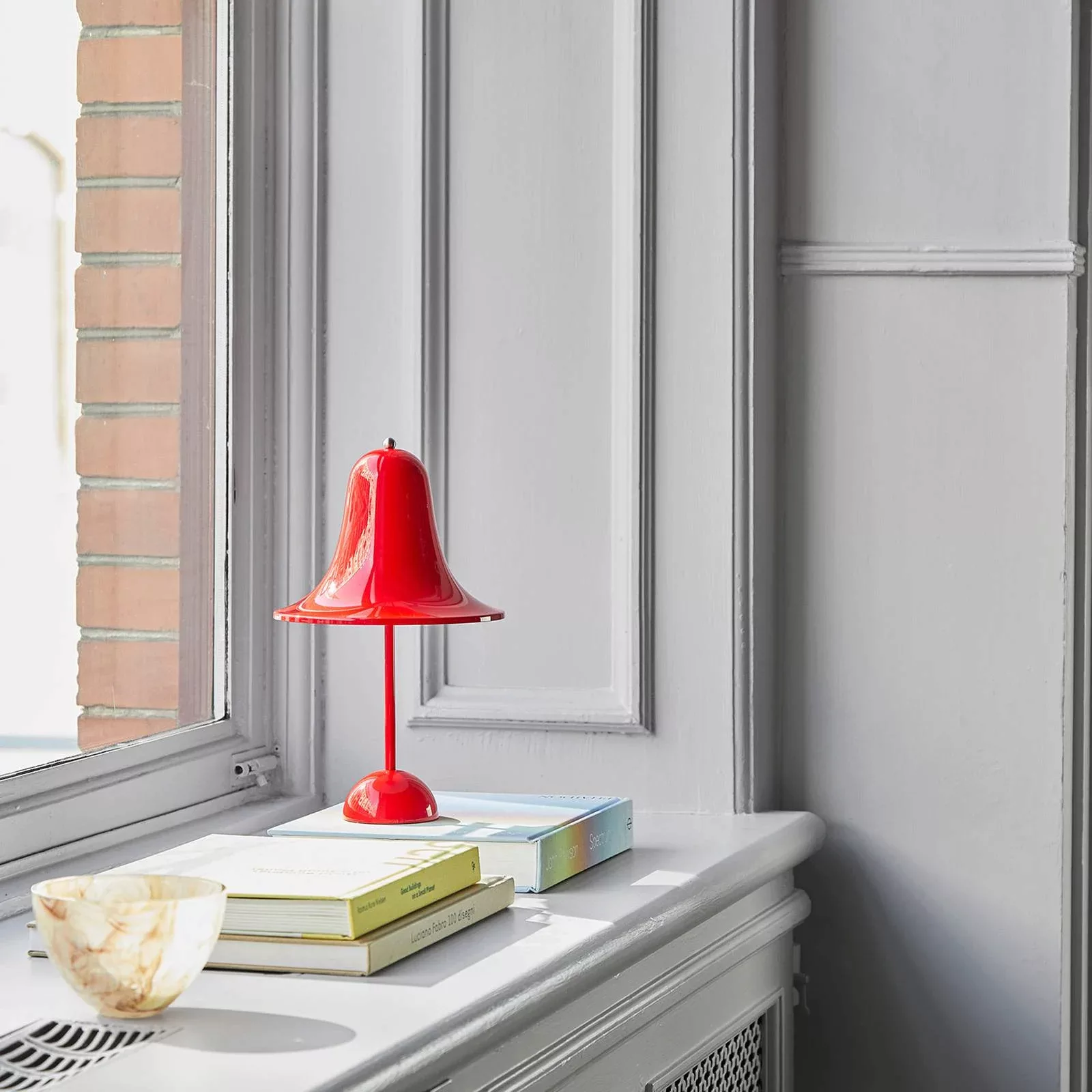 VERPAN Pantop portable LED-Tischlampe rot glänzend günstig online kaufen