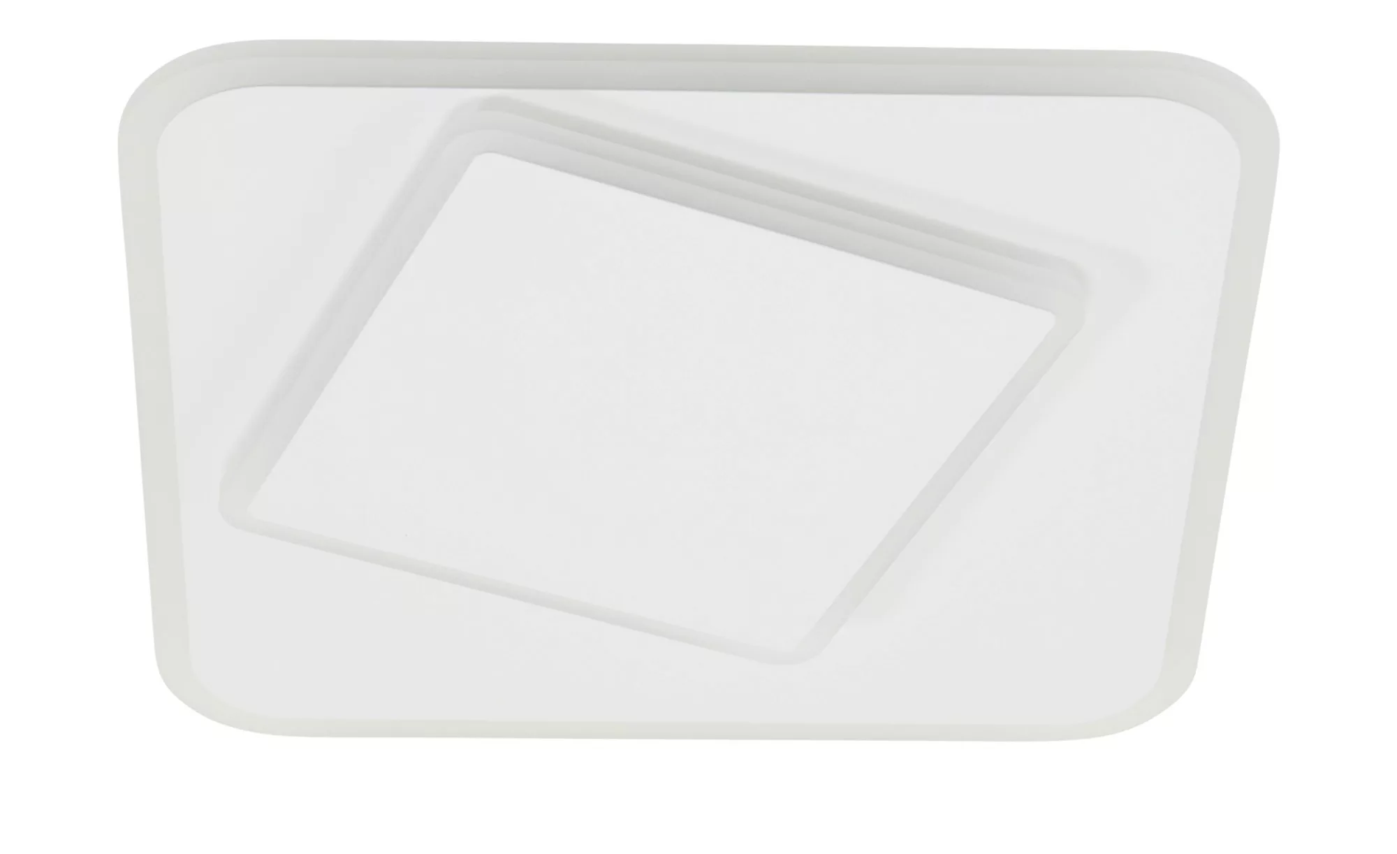 KHG LED Deckenleuchte 1-flammig - weiß - 38 cm - 5,5 cm - 38 cm - Sconto günstig online kaufen