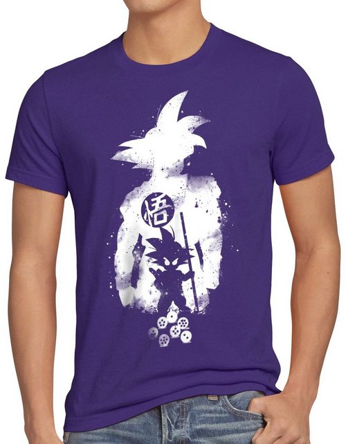 Print-Shirt Herren T-Shirt Kamehameha Energie Gallic Dragon Beam Ball günstig online kaufen