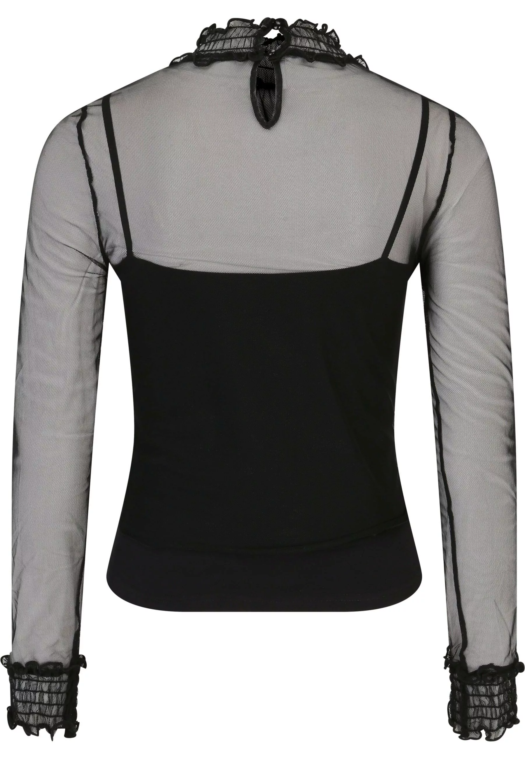 URBAN CLASSICS T-Shirt "Urban Classics Damen Ladies Double Layer Mesh L/S", günstig online kaufen
