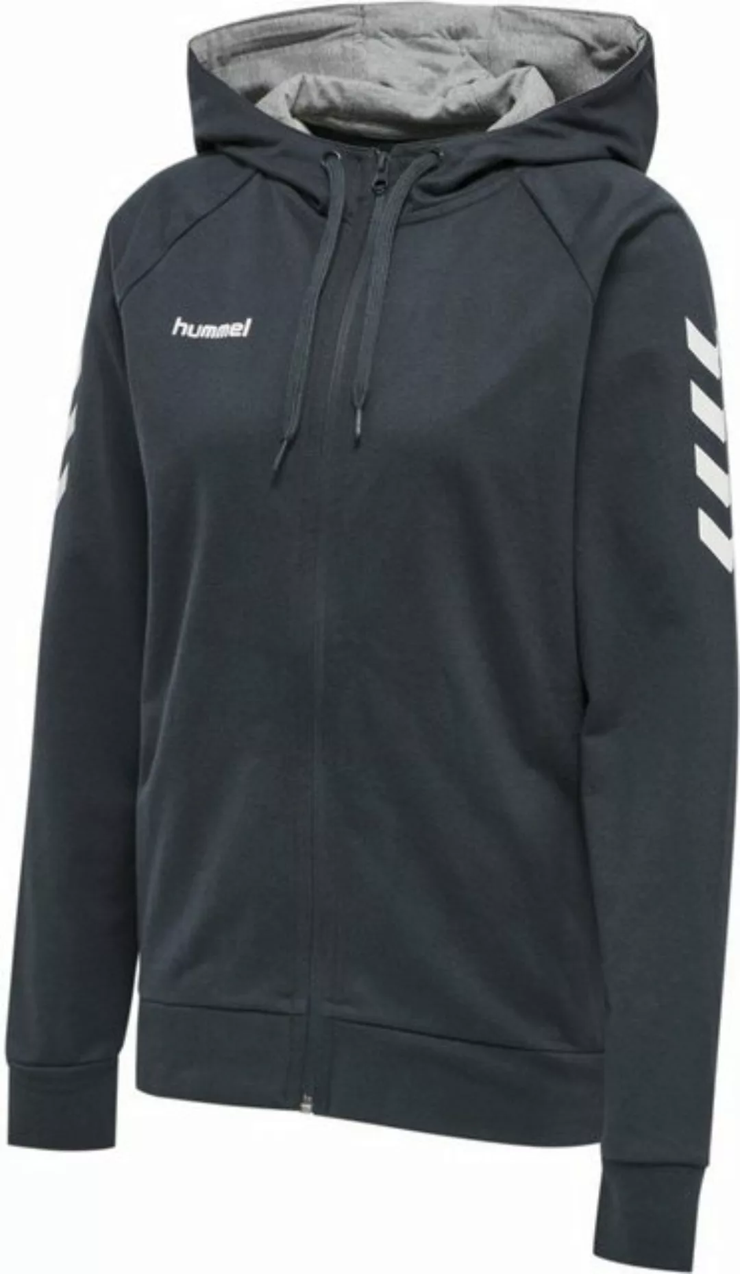 Hummel Go Cotton Sweatshirt Mit Reißverschluss 2XL Egret Melange günstig online kaufen