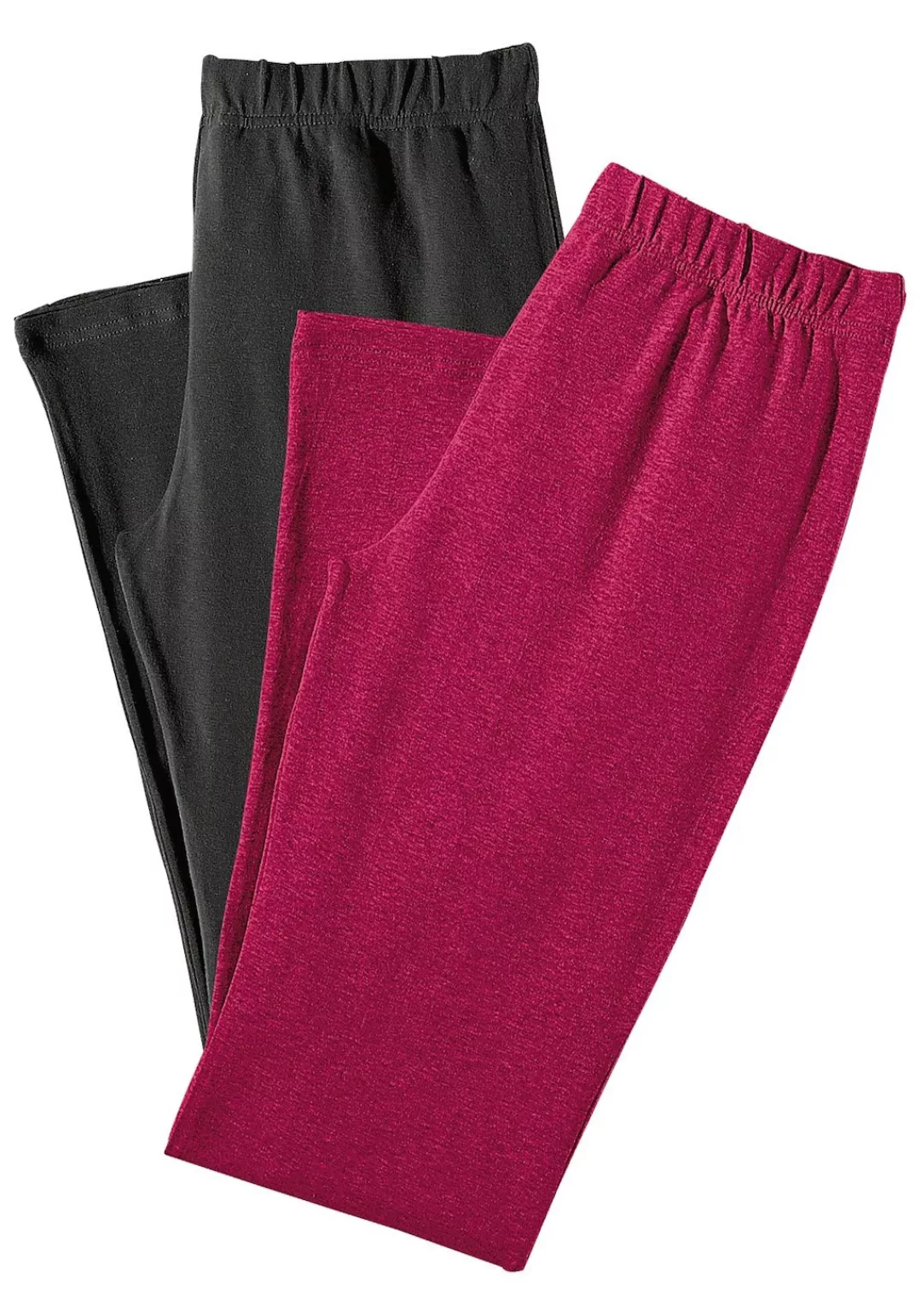 Vivance active Leggings, (2er-Pack), mit Gummibund, Loungewear günstig online kaufen