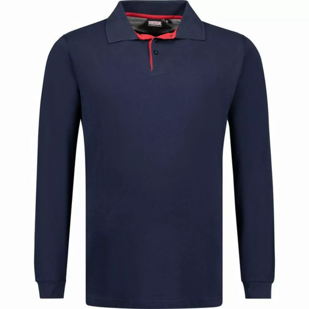 ADAMO Langarm-Poloshirt (1-tlg) Herren in Übergrößen bis 12XL günstig online kaufen