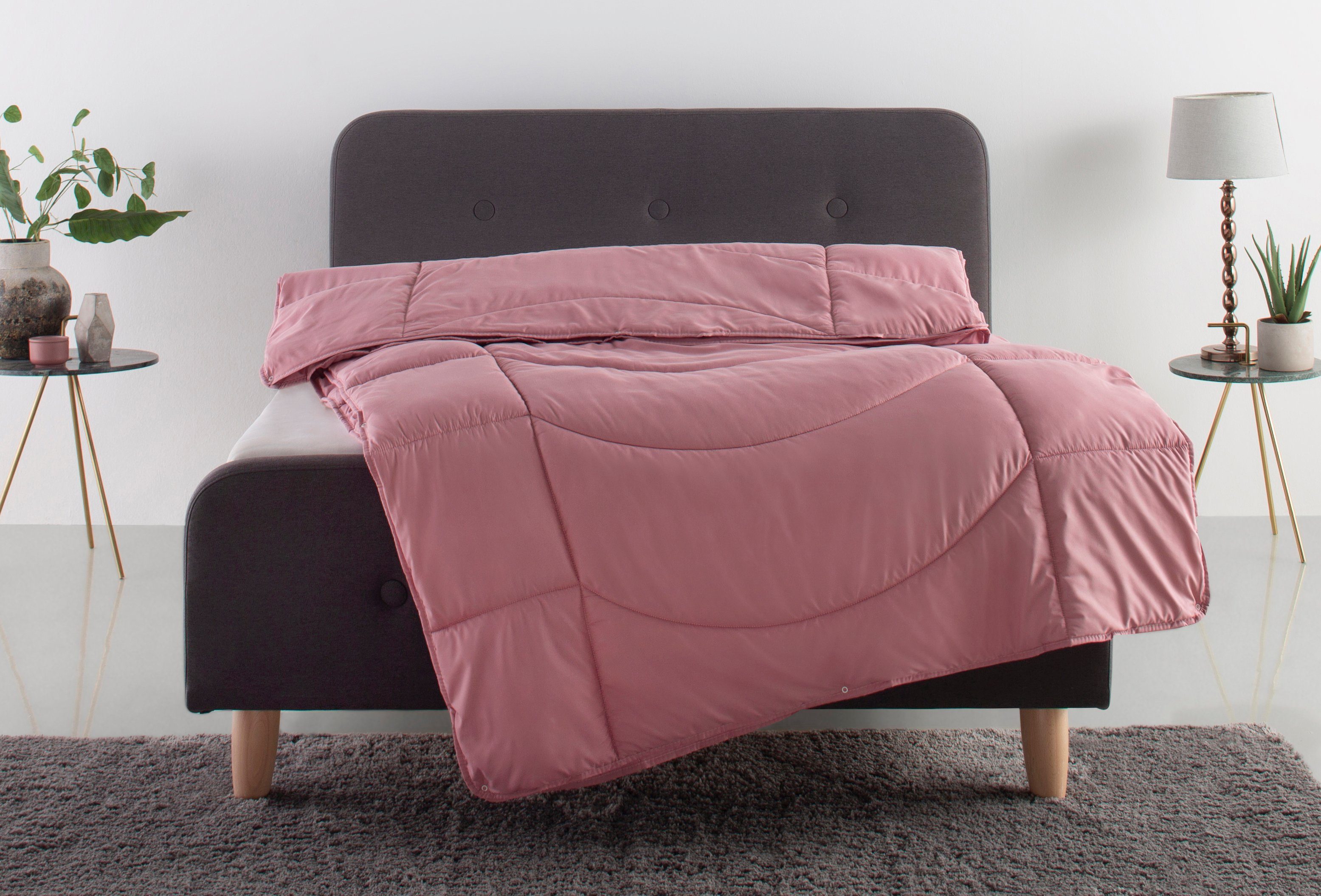 my home Microfaserbettdecke »Microlux, Bettdecke 135x200 cm, 155x220 cm, 20 günstig online kaufen