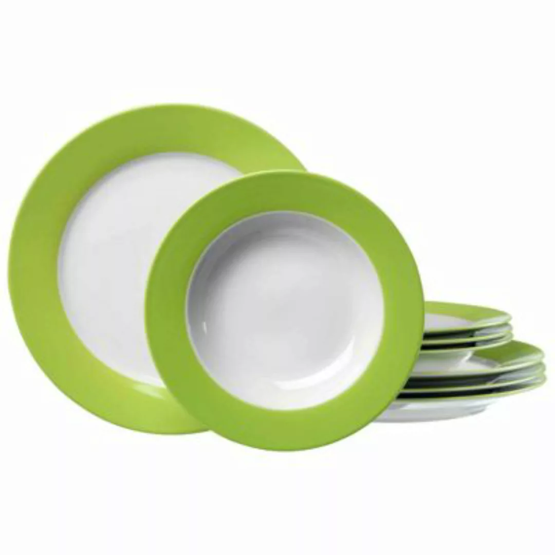 Ritzenhoff & Breker DOPPIO Grün Tafelservice 8-teilig Geschirrsets grün günstig online kaufen