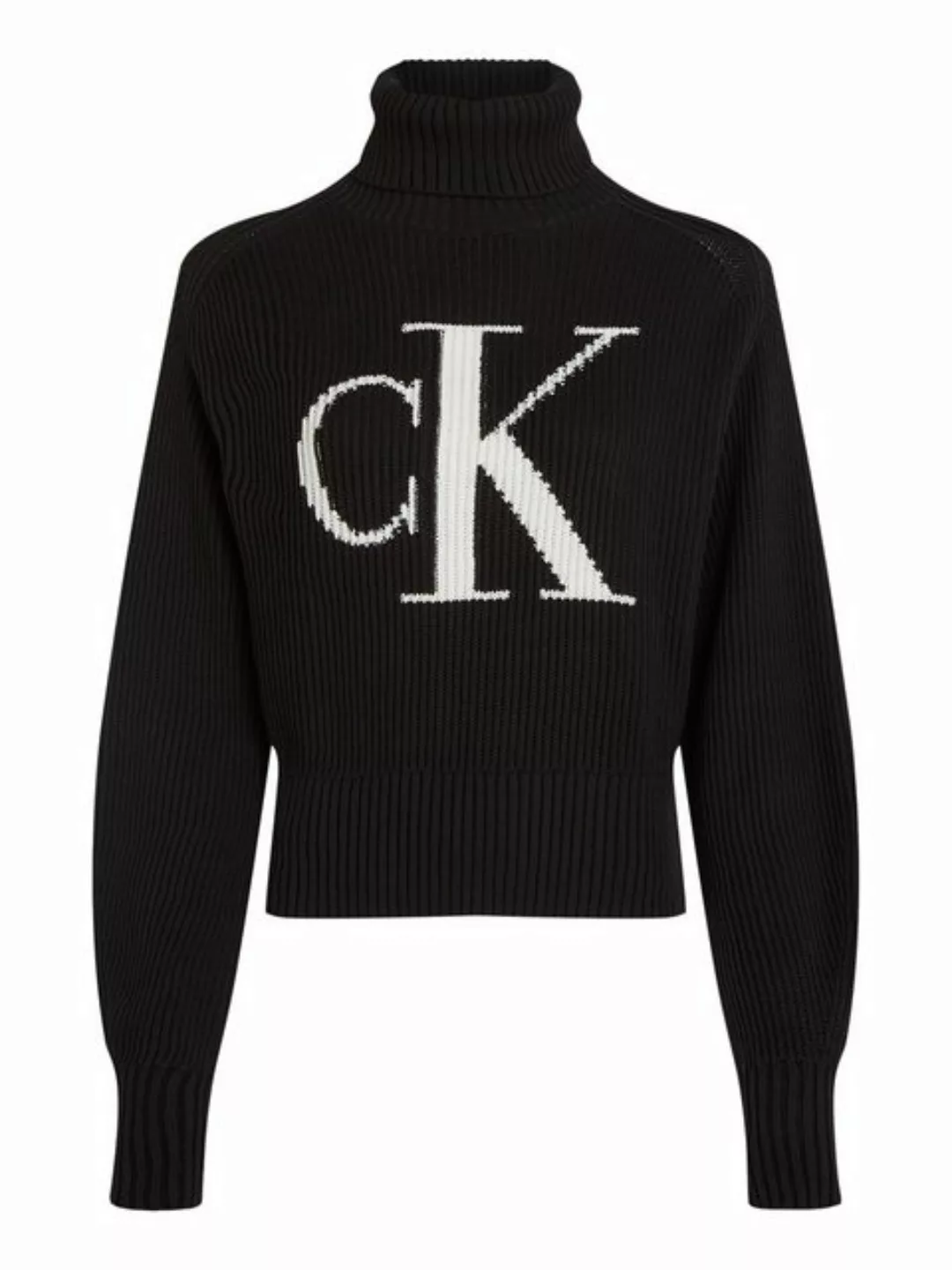 Calvin Klein Jeans Rollkragenpullover BLOWN UP CK LOOSE SWEATER günstig online kaufen