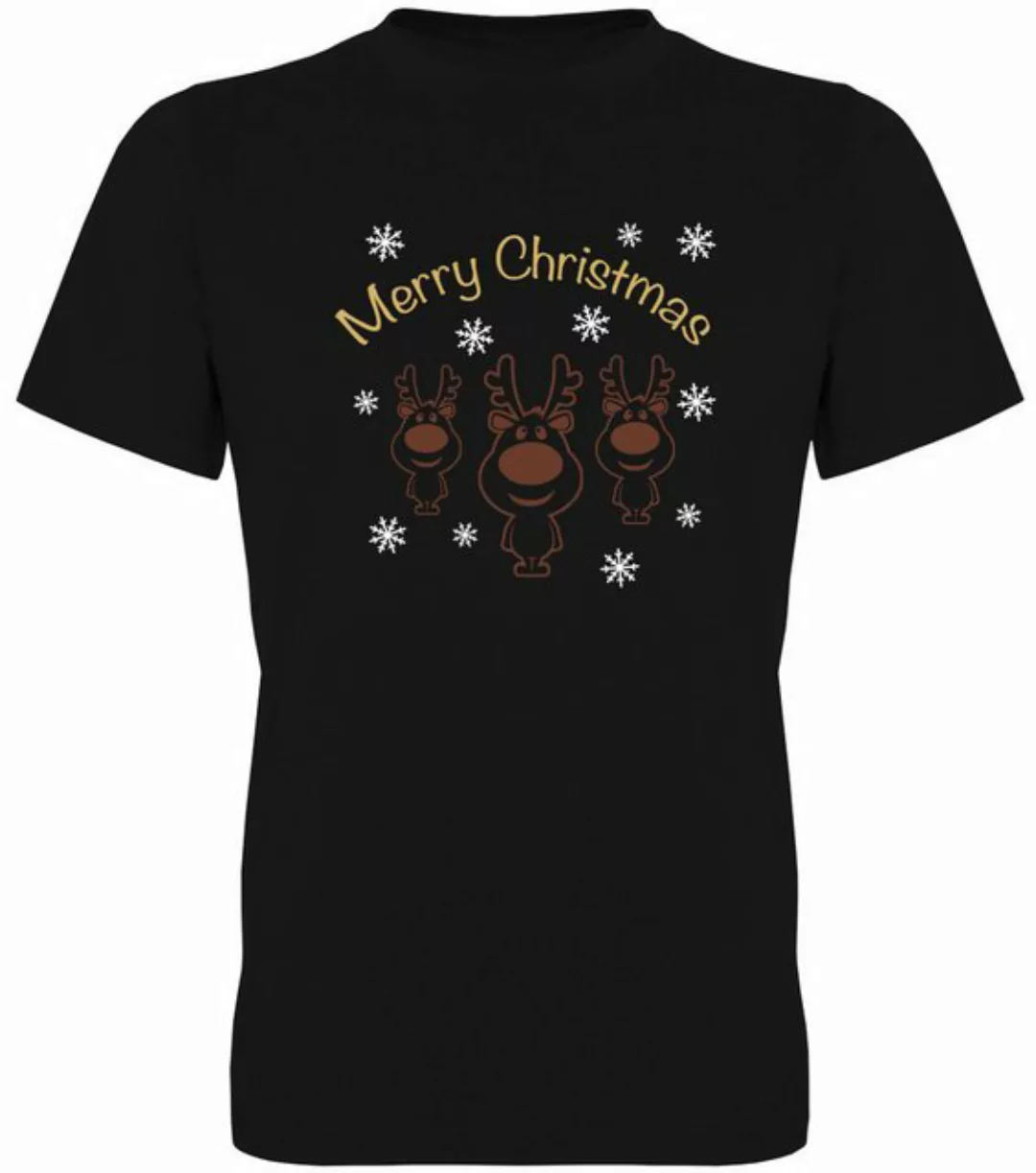 G-graphics T-Shirt Merry Christmas – Rentiere Herren T-Shirt mit trendigem günstig online kaufen