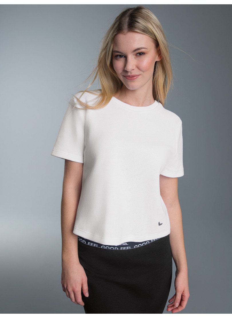 Trigema T-Shirt "TRIGEMA Cropped Oversized T-Shirt in Waffeloptik", (1 tlg. günstig online kaufen