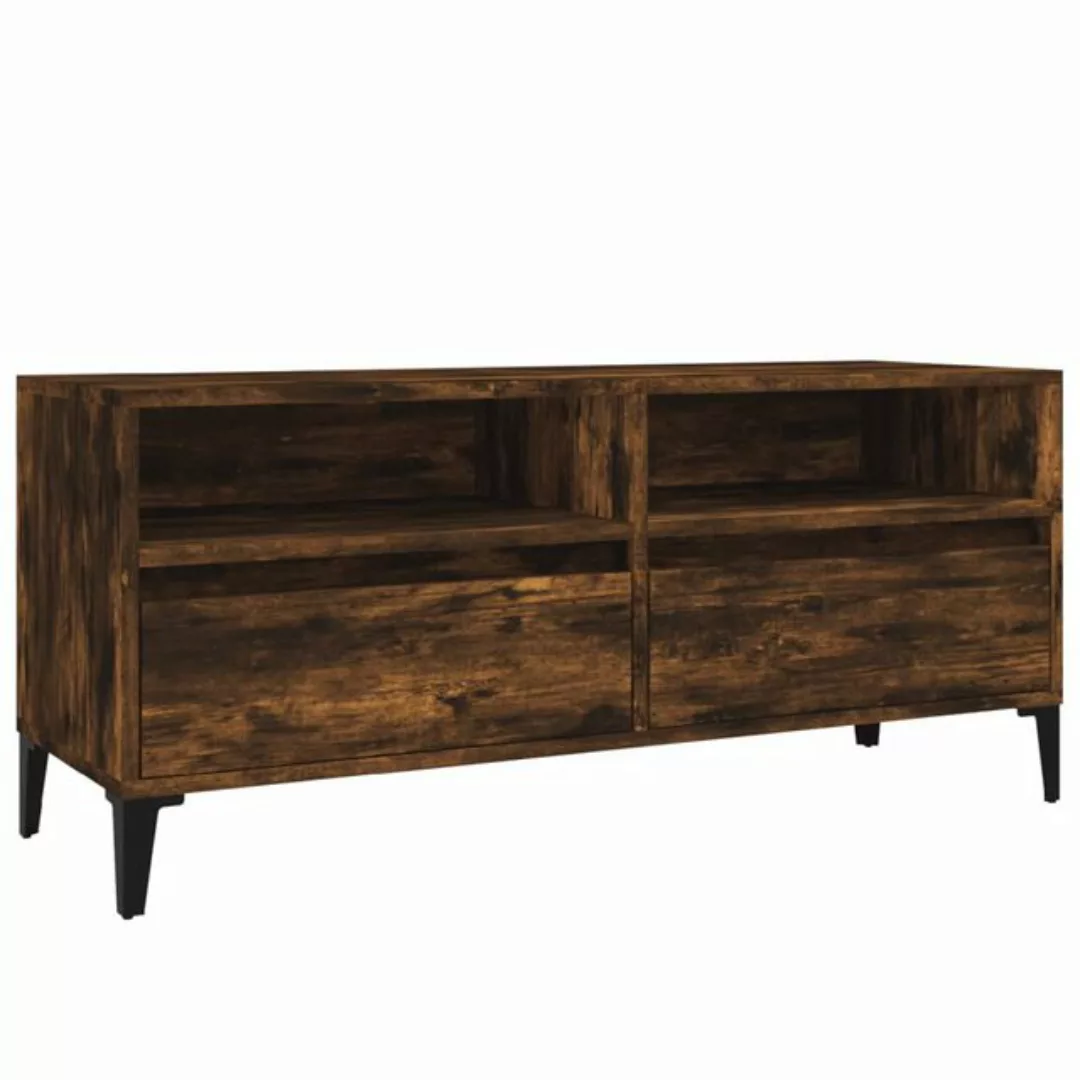 Vidaxl Tv-schrank Räuchereiche 100x34,5x44,5 Cm Holzwerkstoff günstig online kaufen