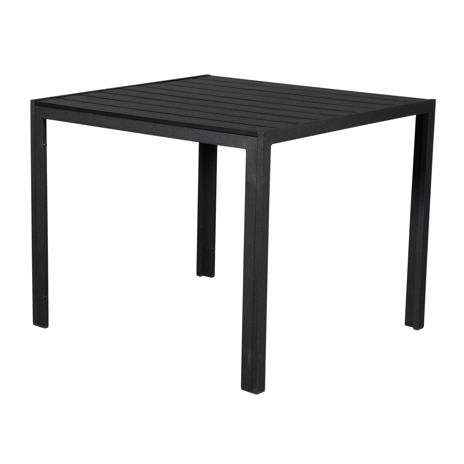 ebuy24 Noma Gartentisch 90x90 cm Schwarz und Schwarz günstig online kaufen