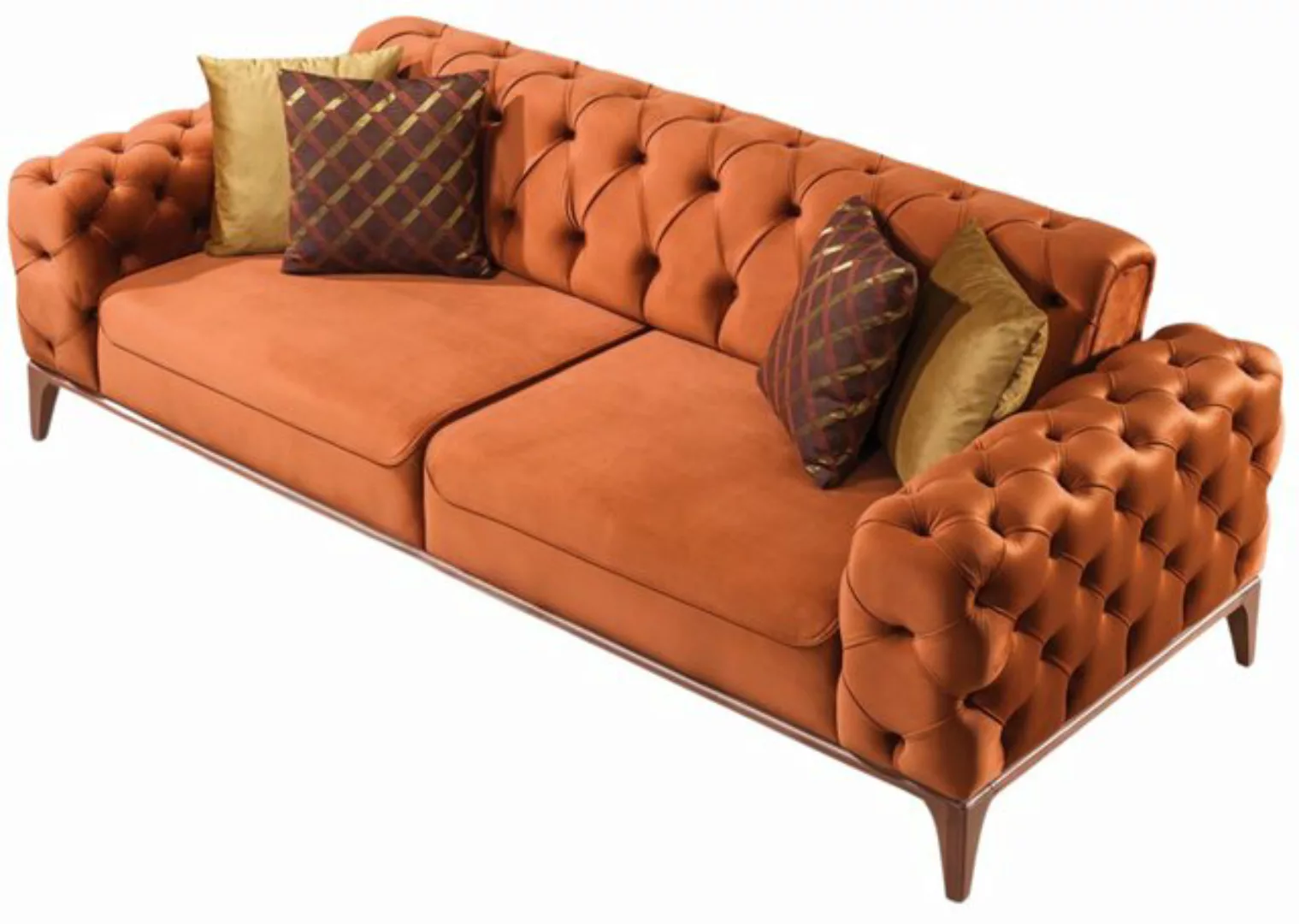 Villa Möbel Sofa Roma, Set, mit Relax-/Bettfunktion durch umklappbare Rücke günstig online kaufen