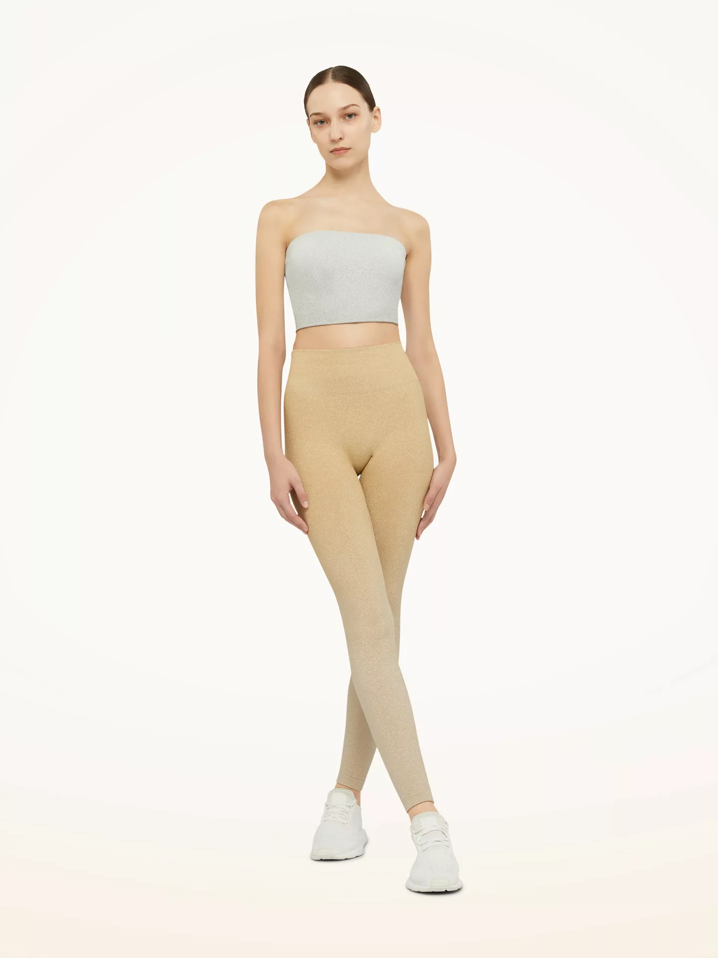 Wolford - Fading Shine Leggings, Frau, gold shine, Größe: L günstig online kaufen