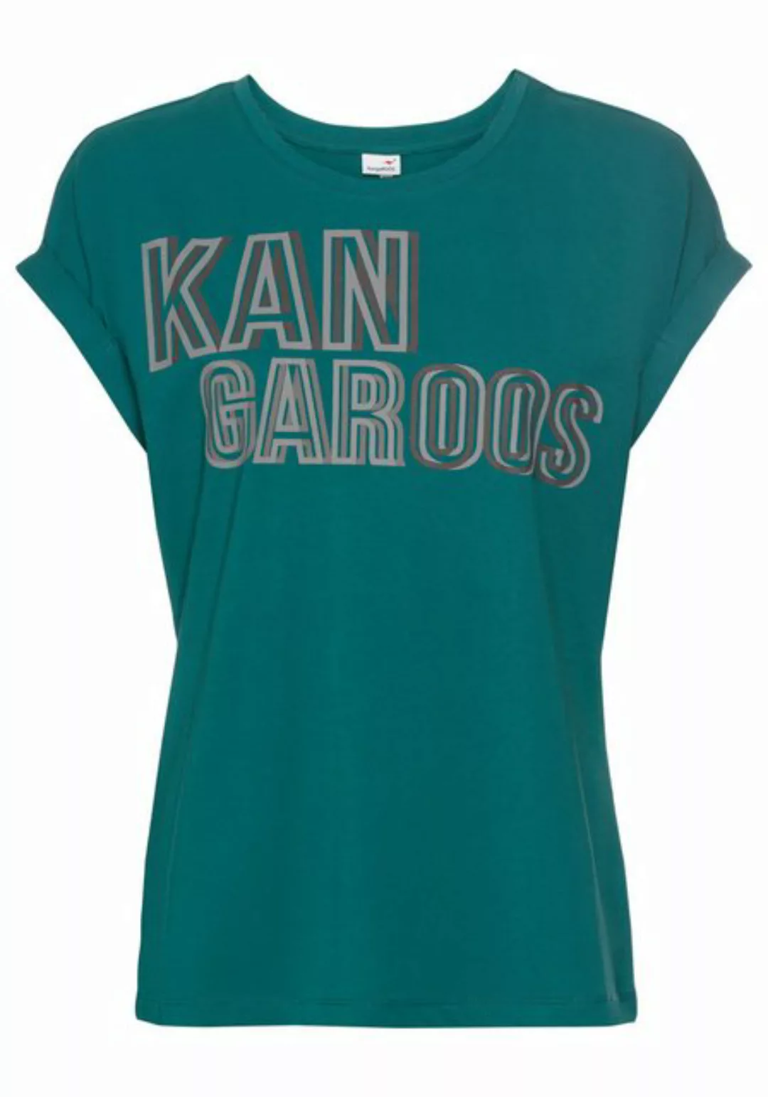 KangaROOS Kurzarmshirt mit Placement-Print - NEUE KOLLEKTION günstig online kaufen