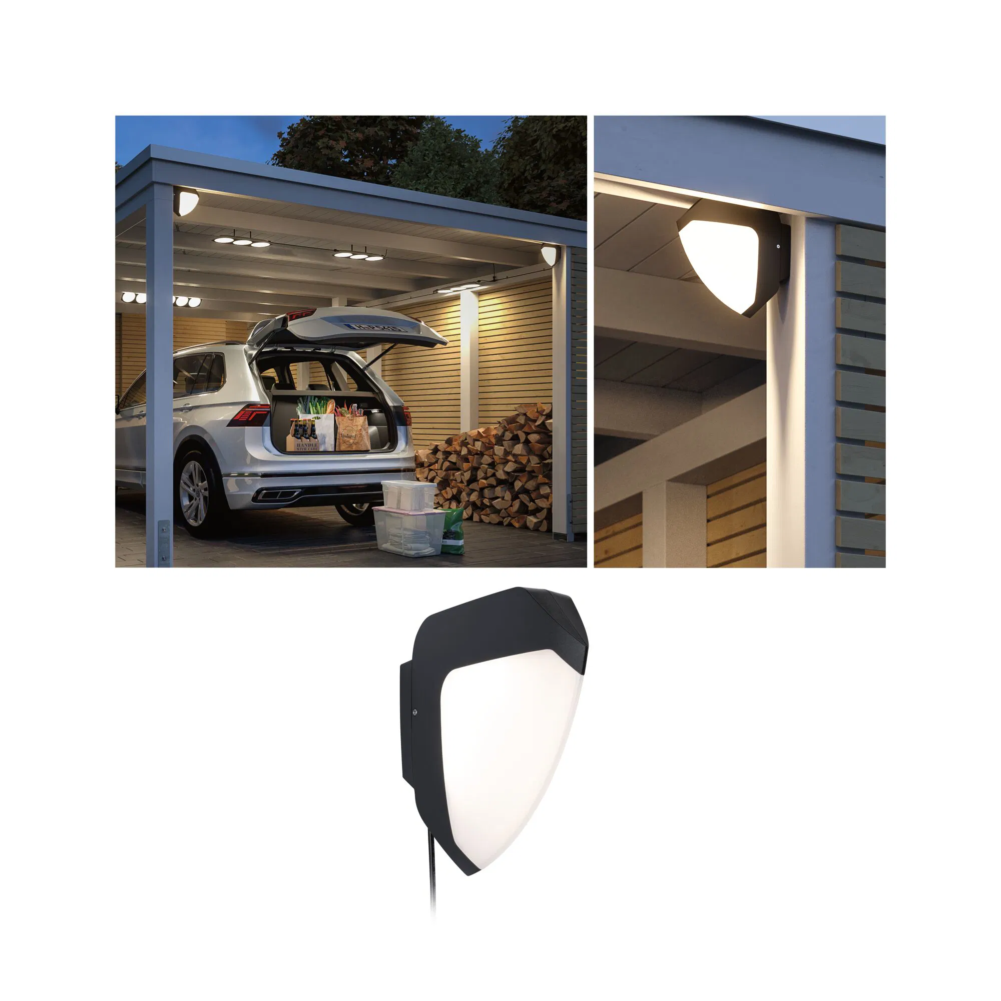 Paulmann "Park + Light LED Außenwandleuchte Ikosea IP44 50x203mm 3000K 5,6W günstig online kaufen