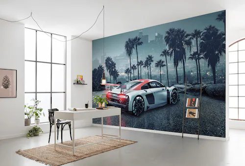 Komar Fototapete Audi R8 L.A.  368 x 254 cm günstig online kaufen