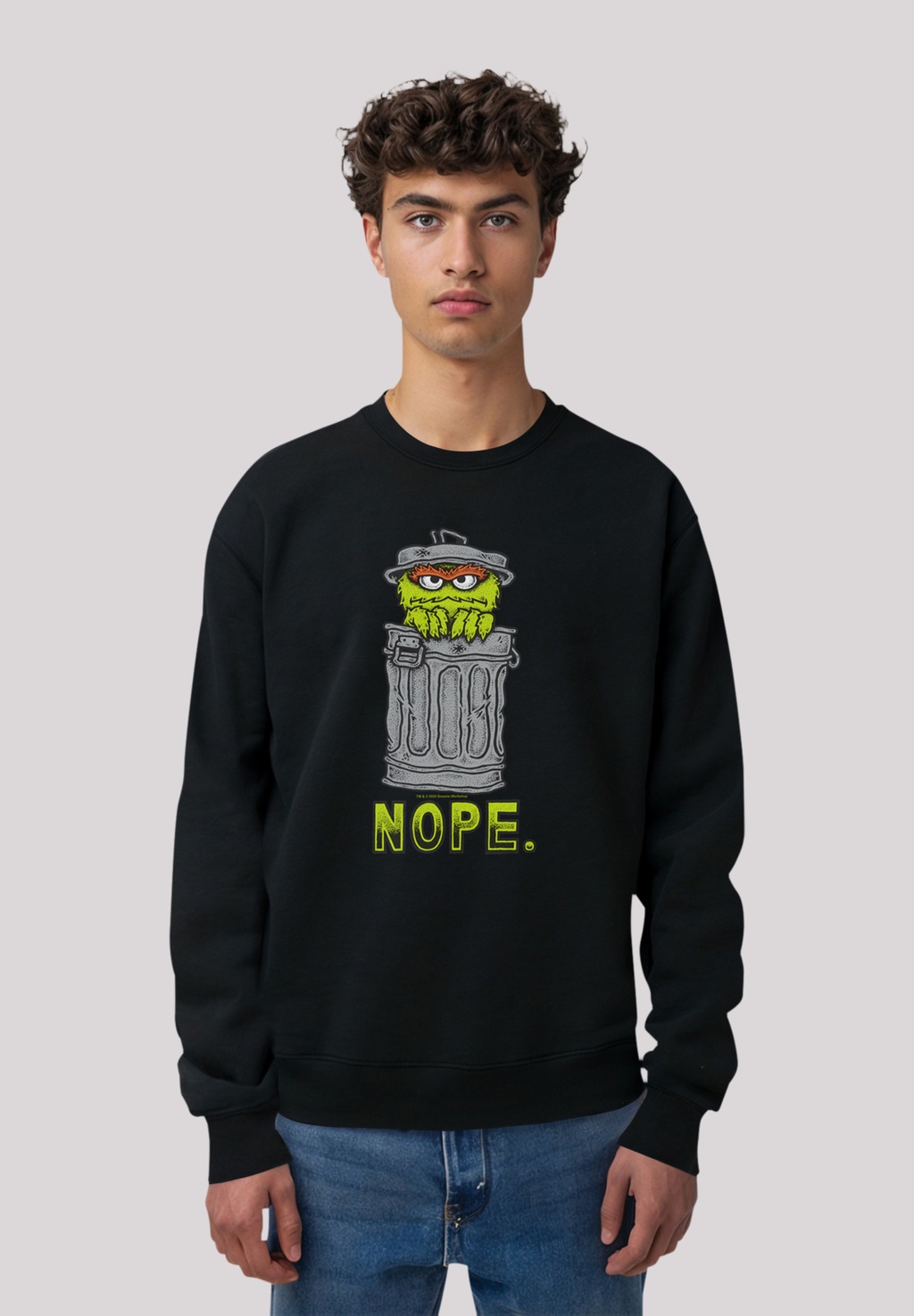 F4NT4STIC Sweatshirt "Sesamstraße Oscar Nope", Premium Qualität günstig online kaufen