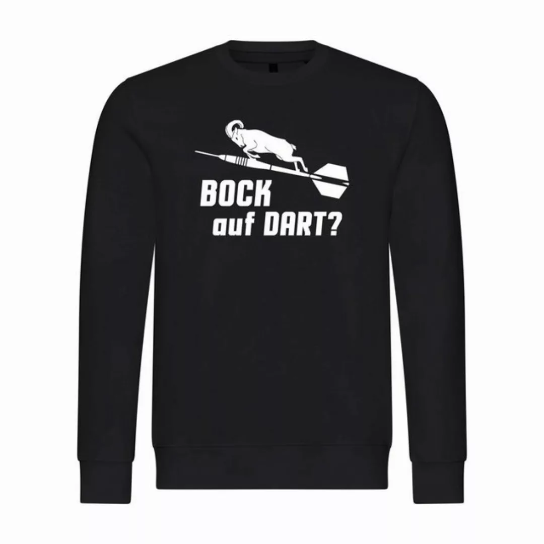 deinshirt Rundhalspullover Herren Pullover Bock auf Dart Mit Print Motiv, G günstig online kaufen