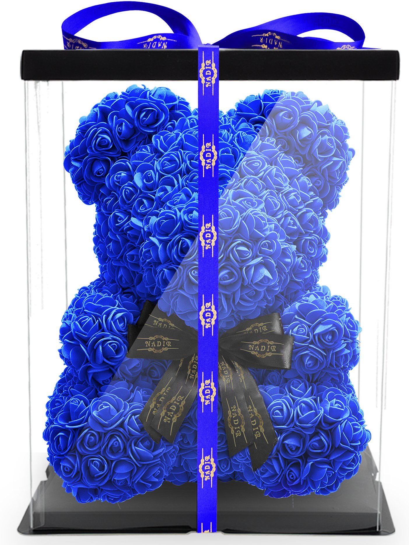 Kunstblume Rosenbär 40 cm inkl. Geschenkbox günstig online kaufen