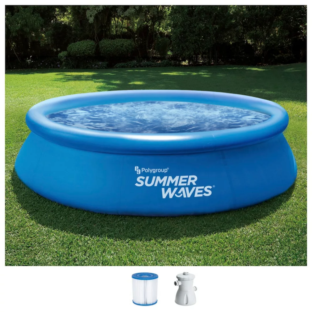 SummerWaves Quick-Up Pool "inkl. Filteranlage und Filterkatusche", (Set, 3 günstig online kaufen