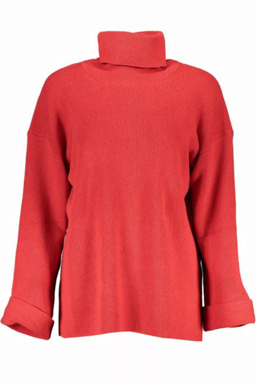 Gant Strickpullover Eleganter Damenpullover in Rot – Langarm mit Rollkragen günstig online kaufen