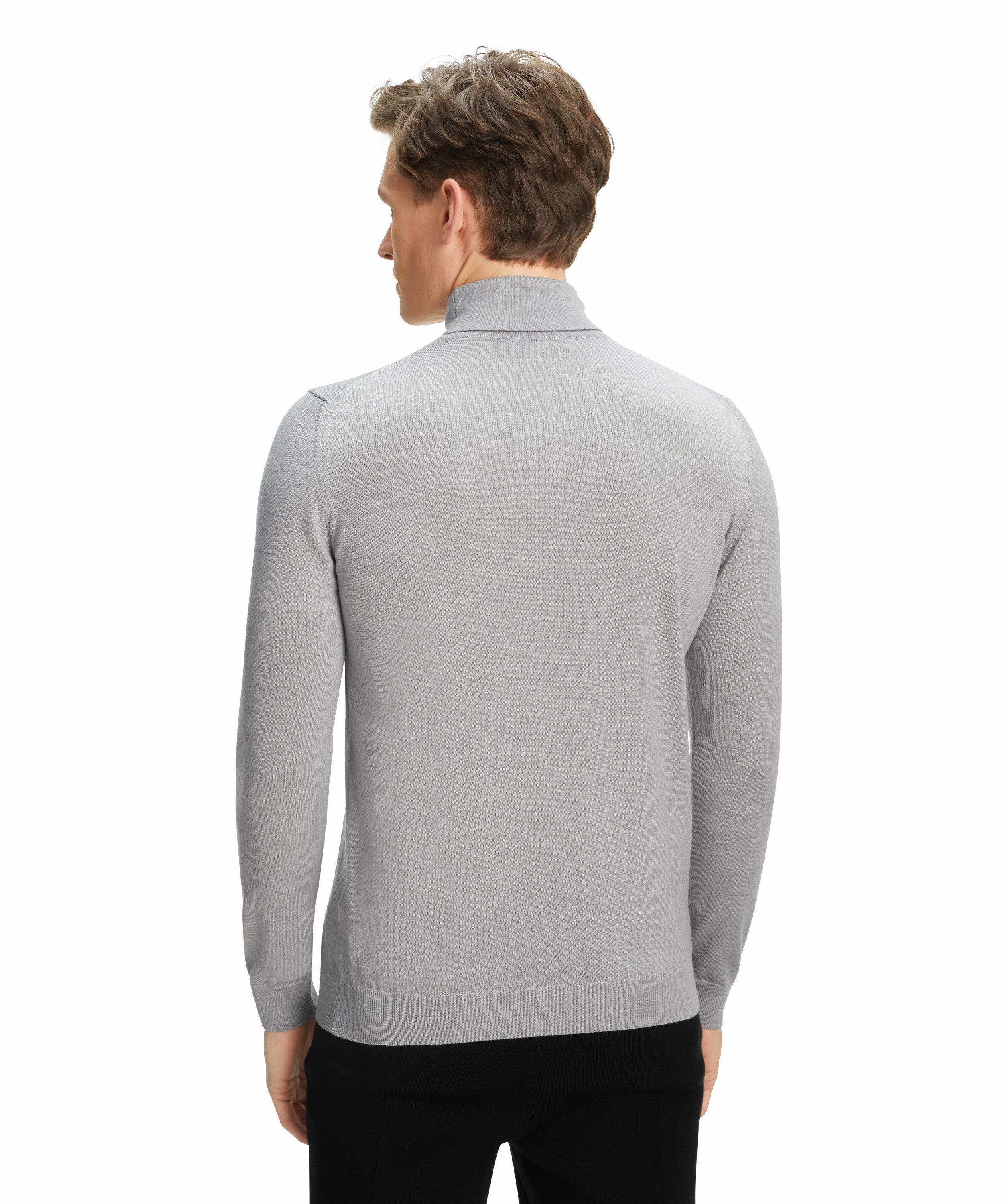 FALKE Herren Pullover Rollkragen, 3XL, Grau, Uni, Wolle, 60914-340007 günstig online kaufen