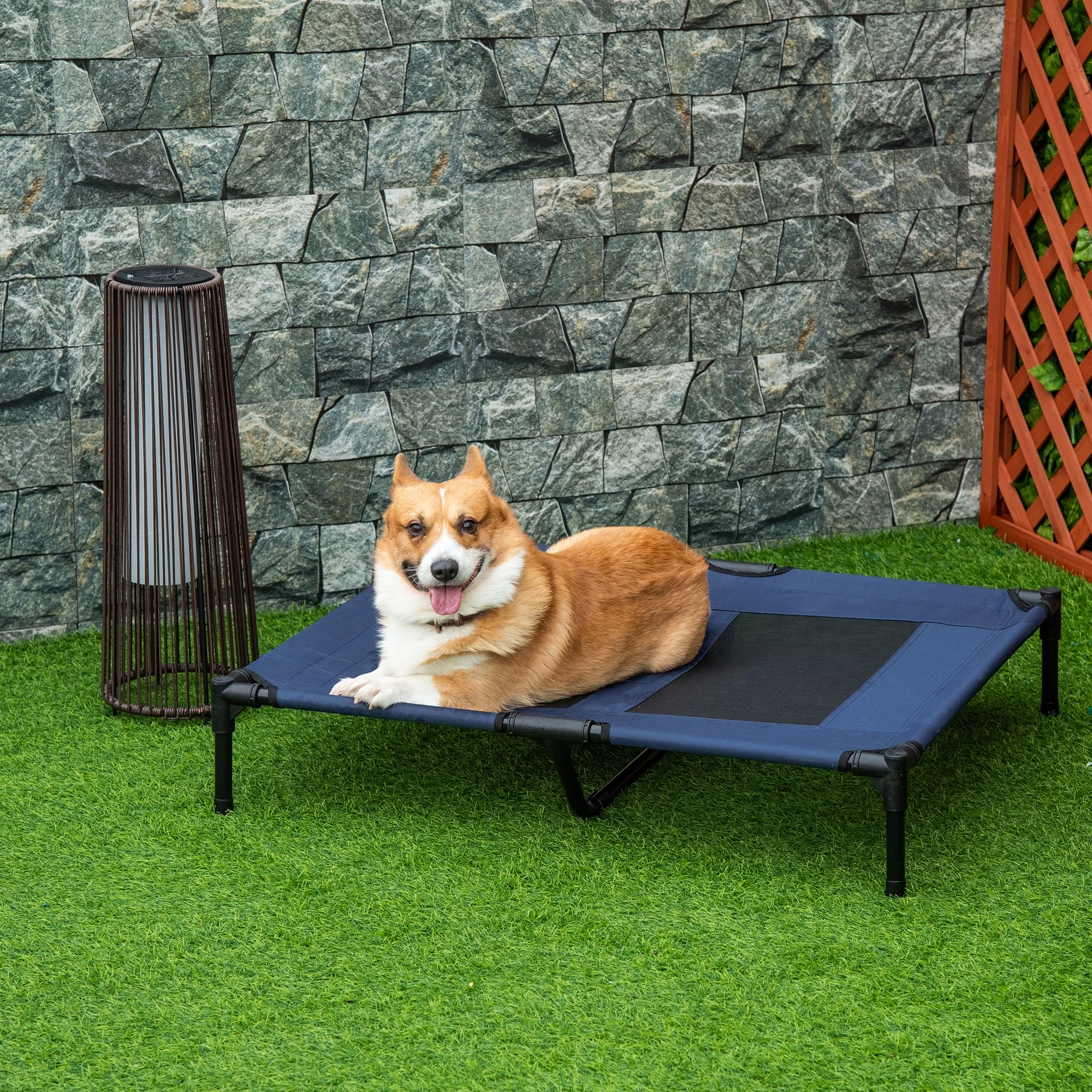 PawHut Hundeliege outdoor Schlafplatz Hundebett Hundesofa Haustierbett Katz günstig online kaufen