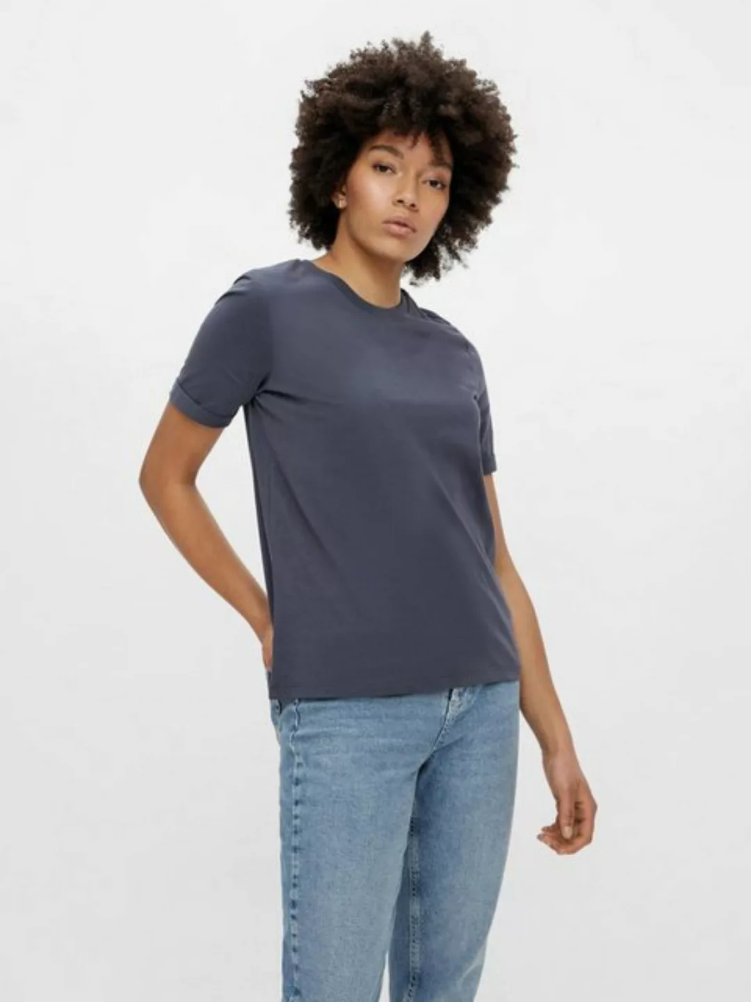 PIECES Pcria T-shirt Damen Blau günstig online kaufen