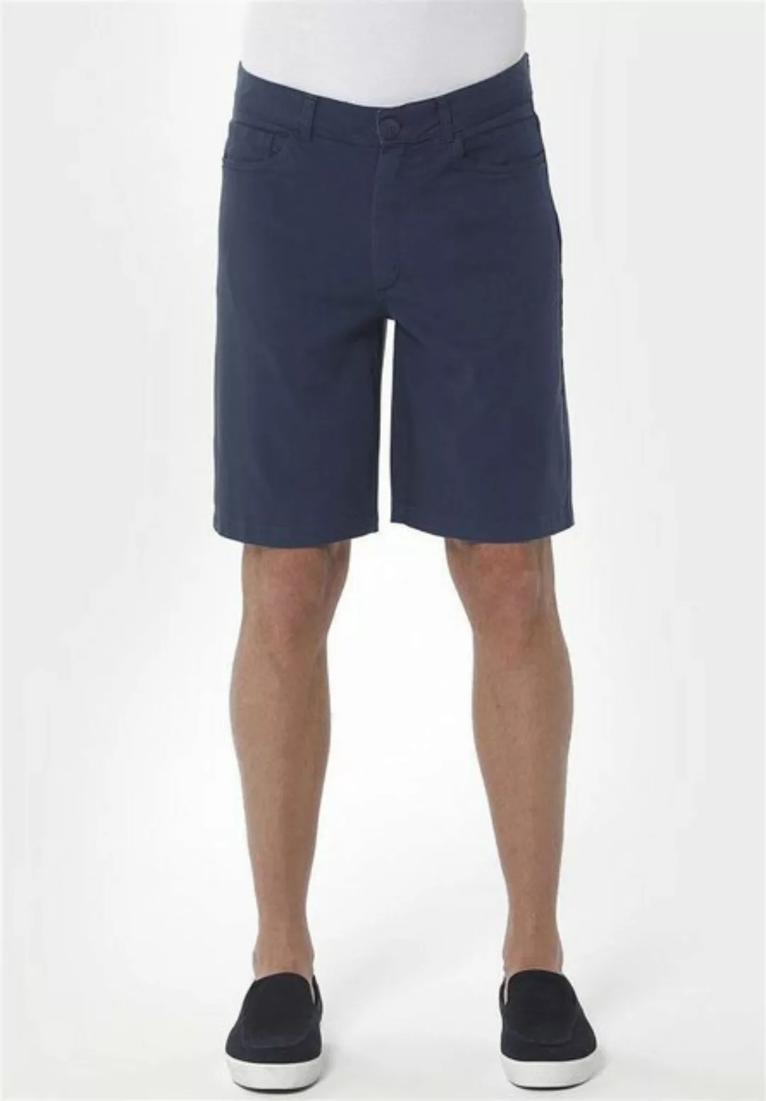 ORGANICATION Shorts Men's Garment Dyed Regular Fit Shorts in Navy günstig online kaufen