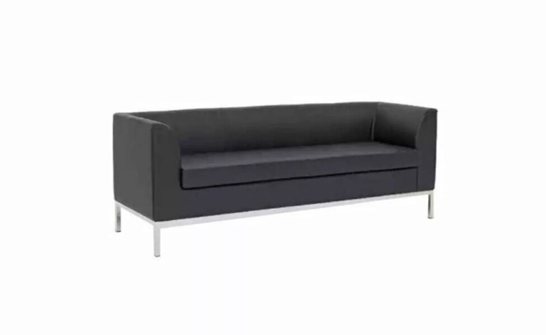 Xlmoebel Sofa Dunkler gepolsterter Dreisitzer Premium Möbel Bürostoffsofas, günstig online kaufen