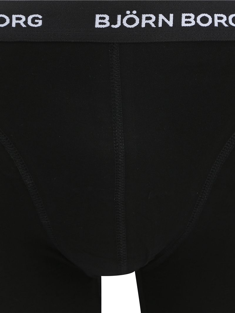 Bjorn Borg Cotton Stretch Boxershorts 3er-Pack Schwarz - Größe S günstig online kaufen