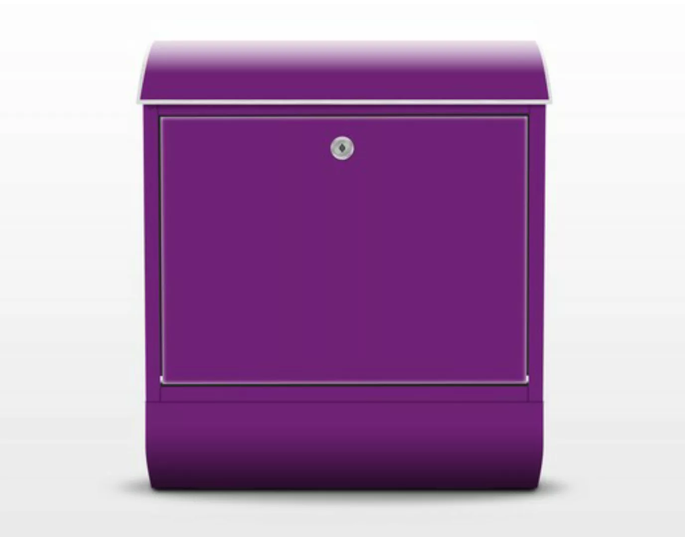 Briefkasten Unifarben Colour Purple günstig online kaufen