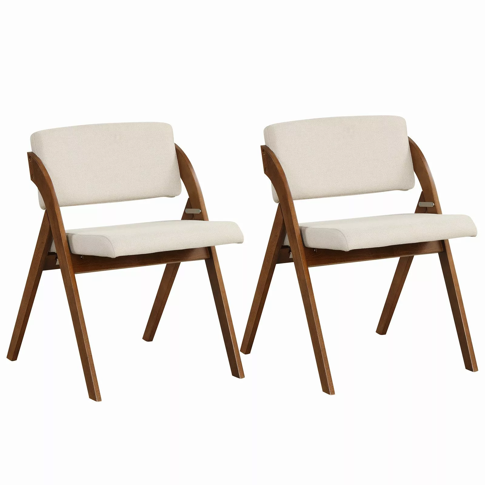 COSTWAY Klappstuhl, 2er Set, klappbar, mit günstig online kaufen