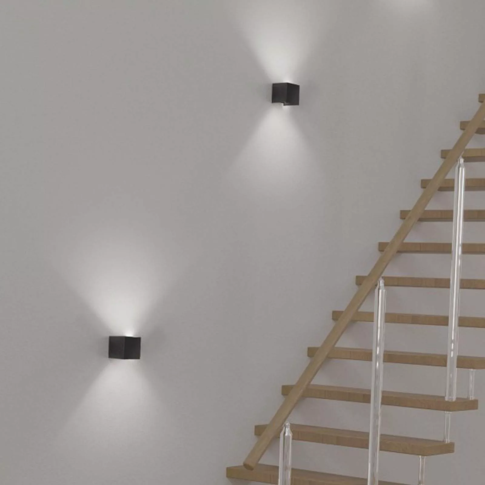 Hama WLAN LED-Wandlampe, App-Steuerung CCT schwarz günstig online kaufen
