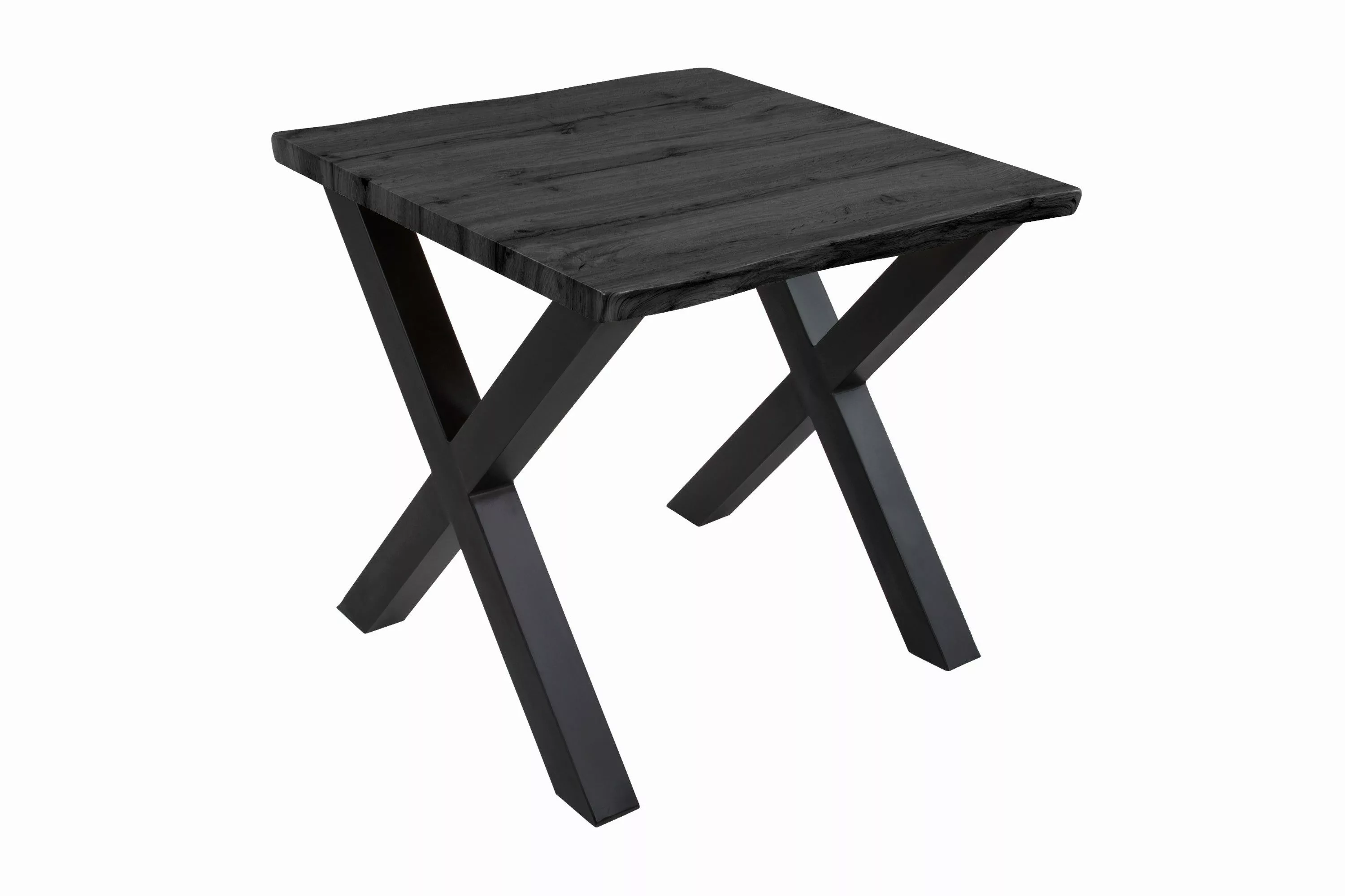 Loreno® Esstisch Josy, Holz-Optik grau, Baumkante, günstig online kaufen