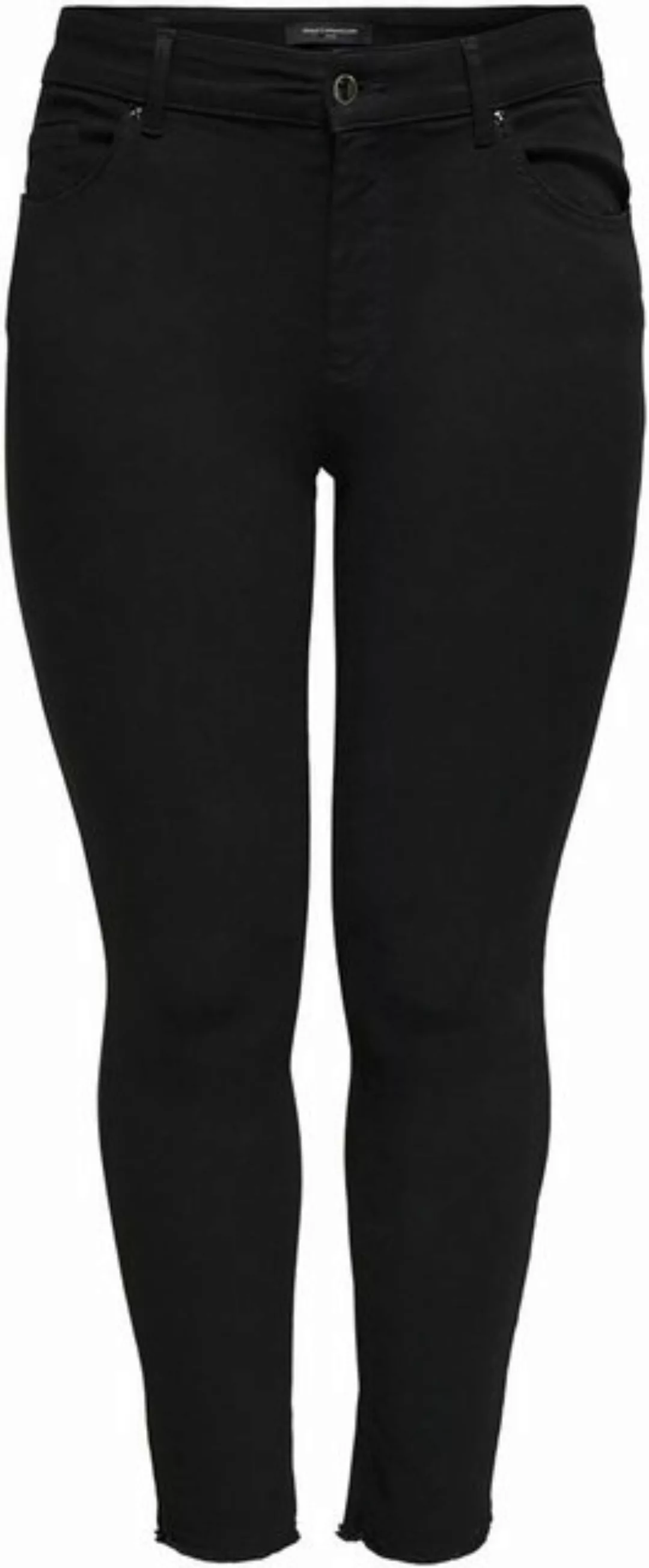 Carmakoma by Only Damen Jeans CARWILLY LIFE REG SK ANK - Skinny Fit - Schwa günstig online kaufen