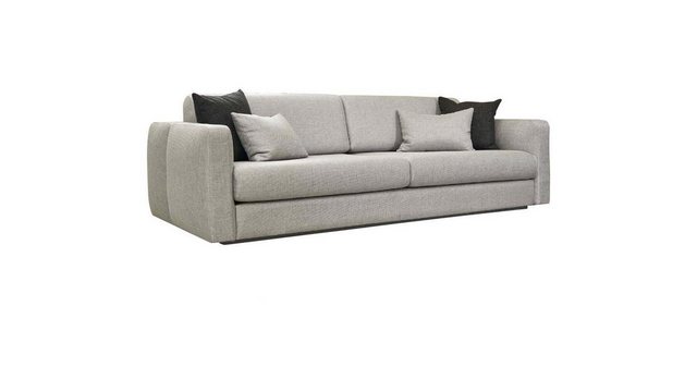 Xlmoebel Sofa Dreisitzer Couch in Grau aus Stoff mit stylischem Design - Po günstig online kaufen