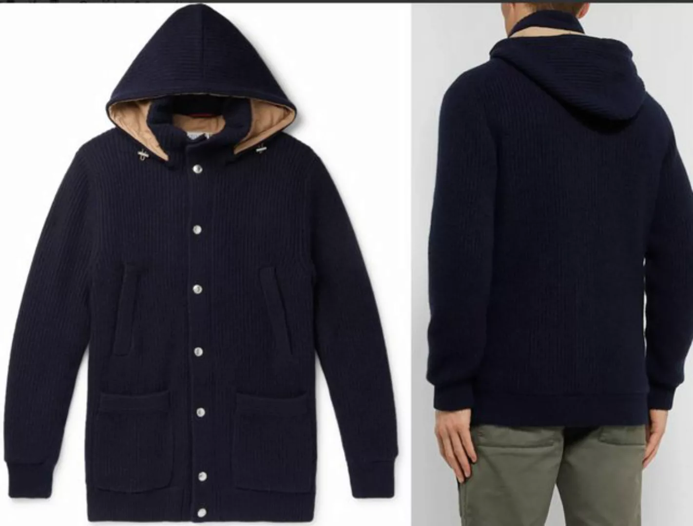 BRUNELLO CUCINELLI Winterjacke Brunello Cucinelli Cashmere Mantel Cardigan günstig online kaufen