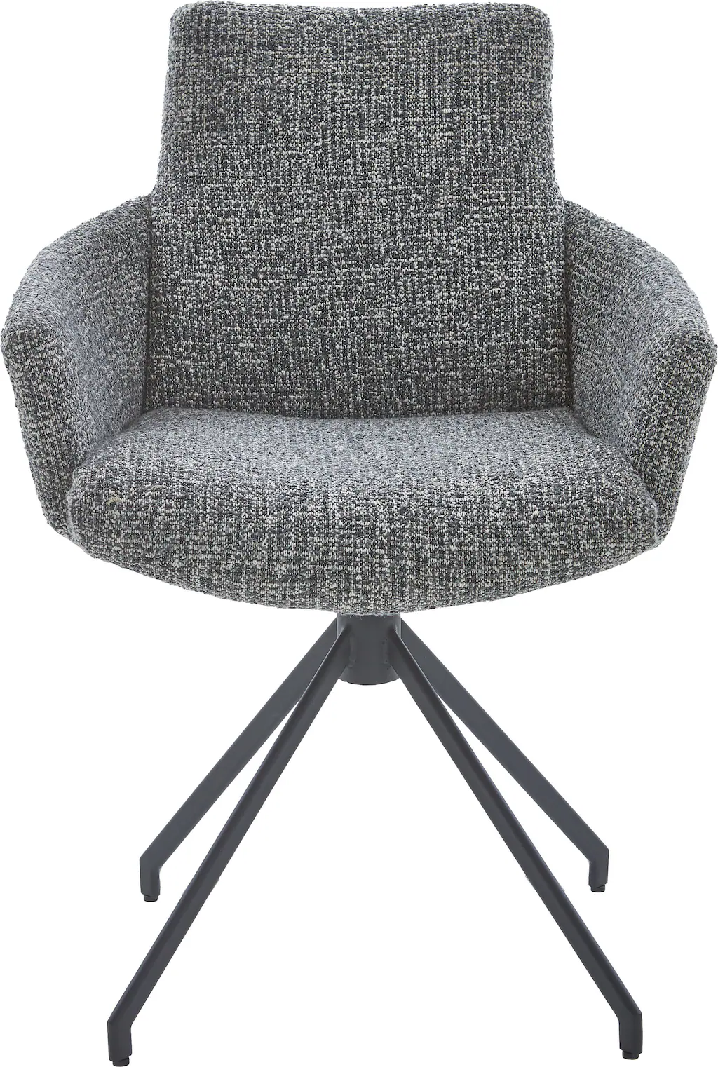 NIEHOFF SITZMÖBEL Esszimmerstuhl, Flachgewebe, 2er Set, Bezug in Bouclé-Opt günstig online kaufen