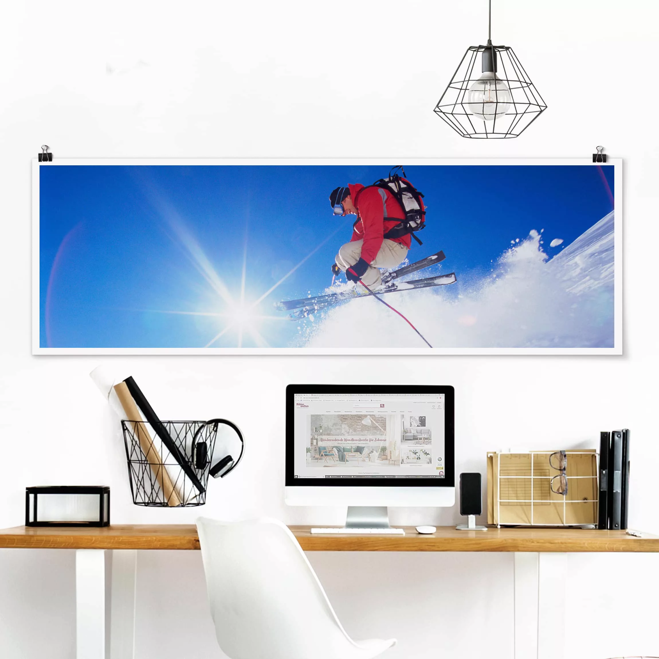 Panorama Poster Sport Skisprung günstig online kaufen