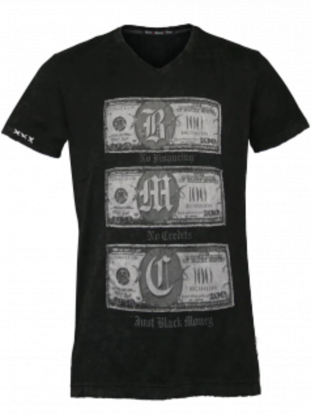 Black Money Crew Herren Shirt Benjamins (S) (schwarz) günstig online kaufen