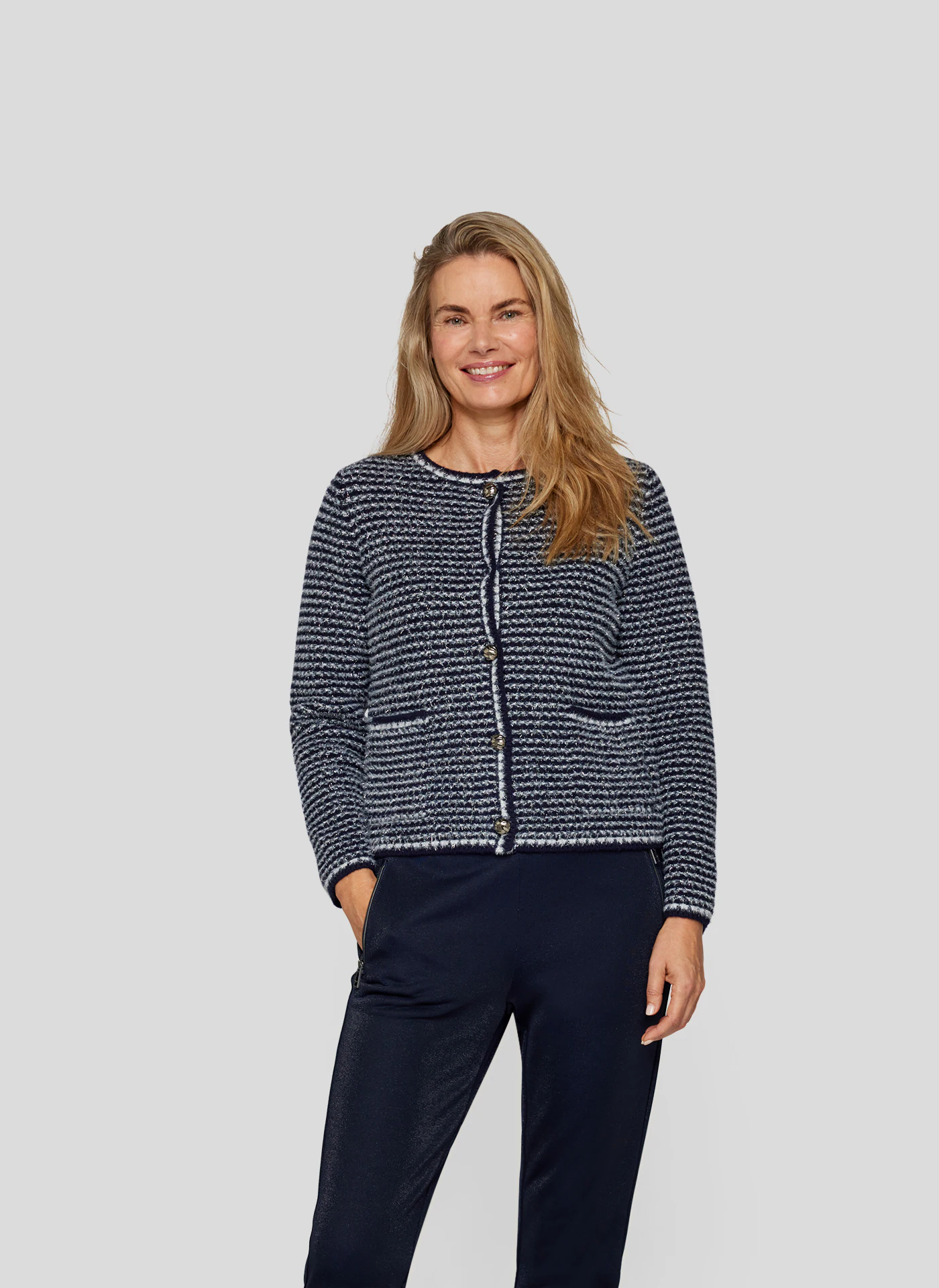 Rabe Strickjacke "Rabe Zeitlose Strickjacke mit Knopfleiste" günstig online kaufen