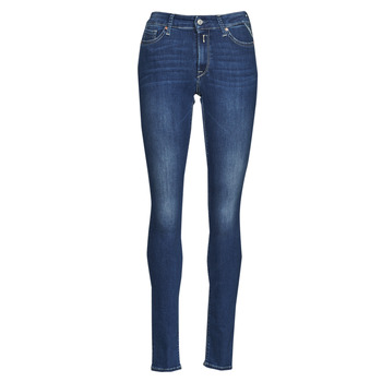 Replay Damen Jeans Luzien - Skinny Fit - Blau -Medium Blue günstig online kaufen