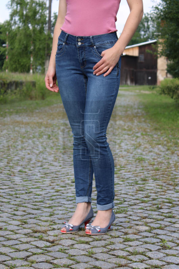 Buena Vista Damen Jeans Tummyless-Z Stretch mid stone günstig online kaufen