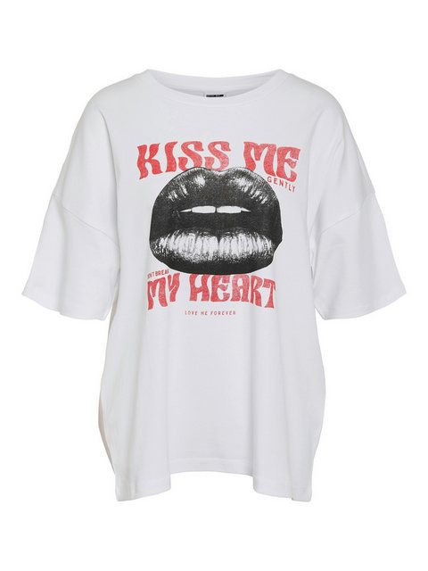 Noisy may T-Shirt NMIDA KIM LIPS (1-tlg) Plain/ohne Details günstig online kaufen