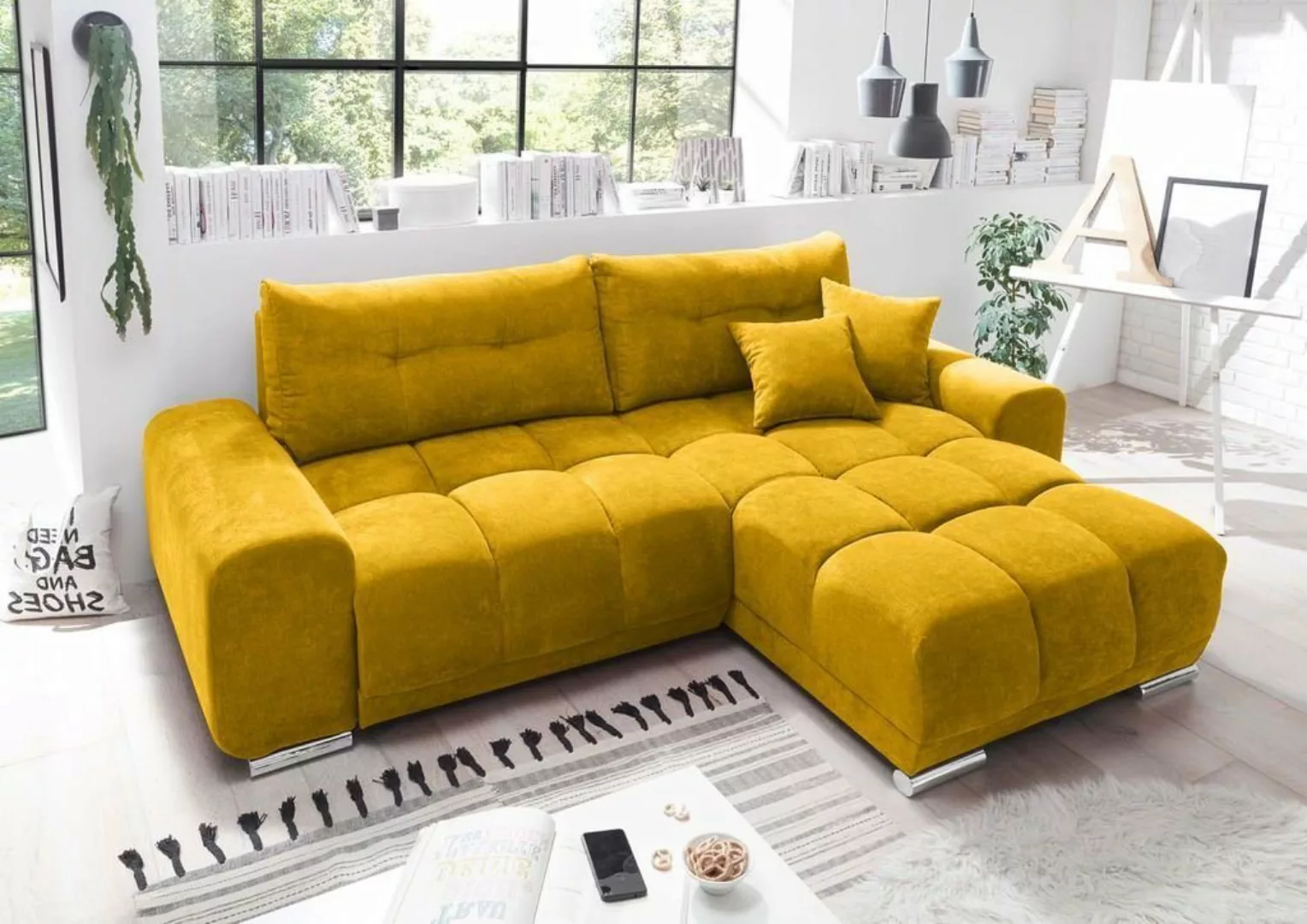 ED EXCITING DESIGN Ecksofa, Paco Ecksofa 264x186 cm Couch Eckcouch Sofa Gel günstig online kaufen