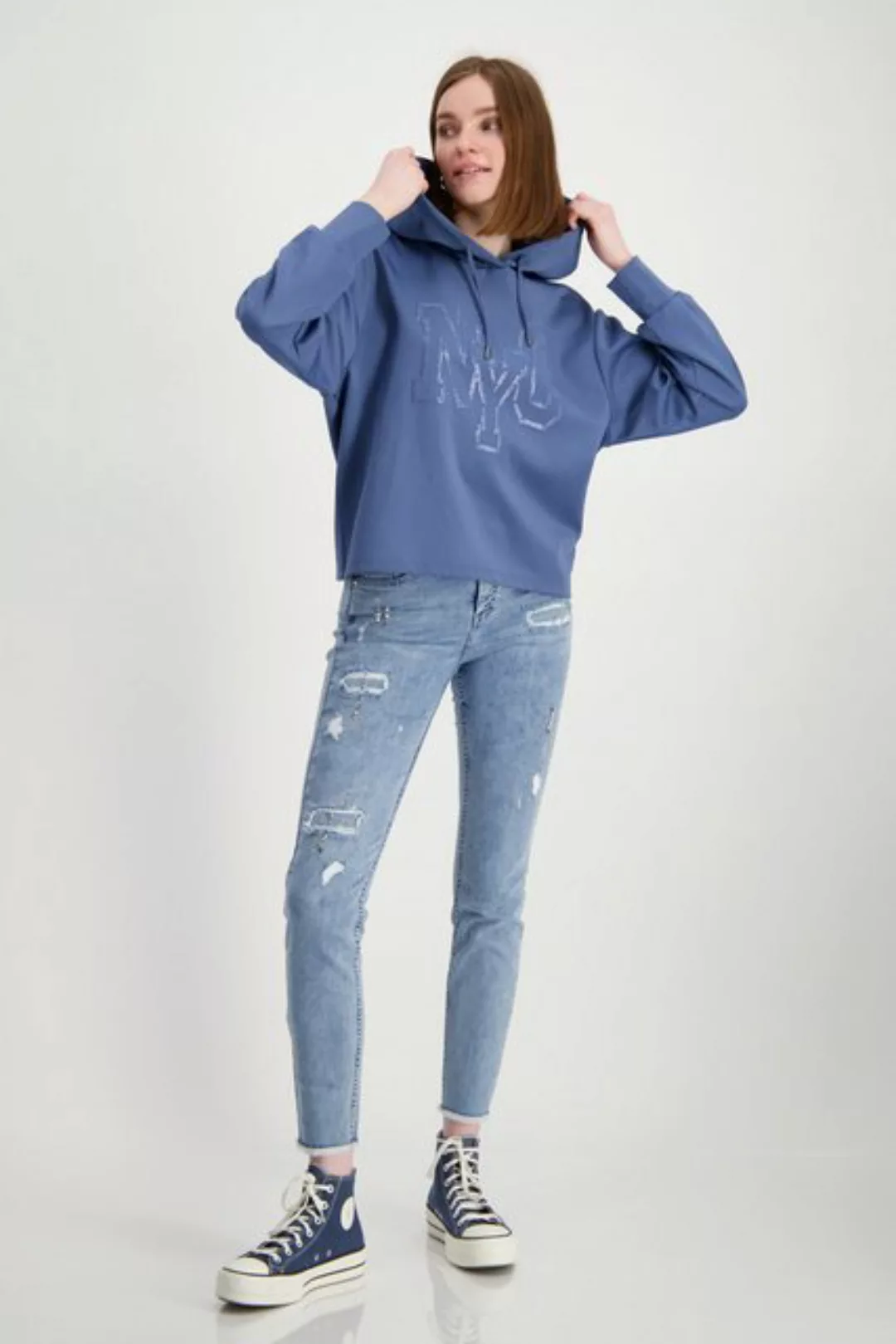 Monari Strickpullover Sweatshirt günstig online kaufen