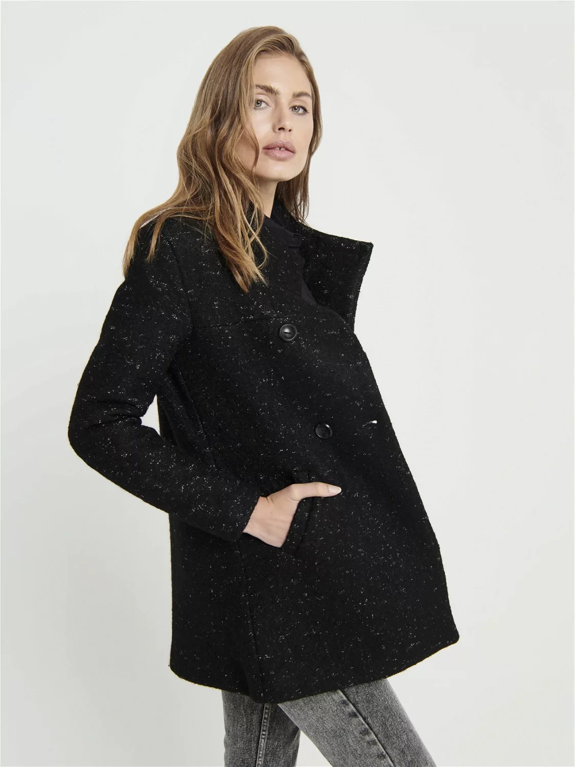 ONLY Langjacke "ONLNEWSOPHIA WOOL COAT OTW CC", mit Wolle günstig online kaufen