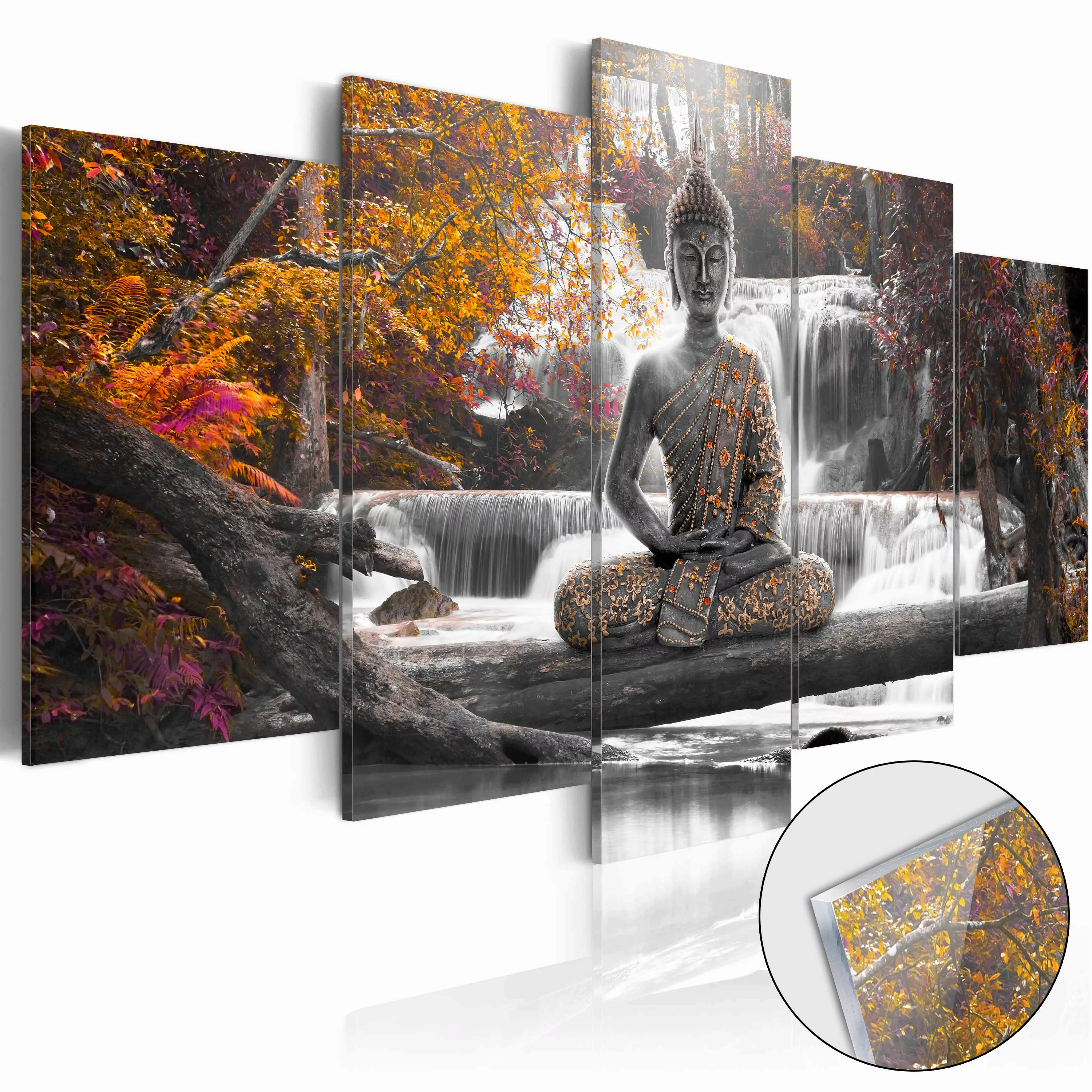 Acrylglasbild - Autumnal Buddha [glass] günstig online kaufen
