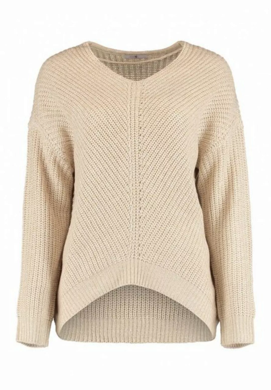 HaILY’S Strickpullover Grobstrick Pullover V-Ausschnitt Swaeter Pi44pa 5907 günstig online kaufen