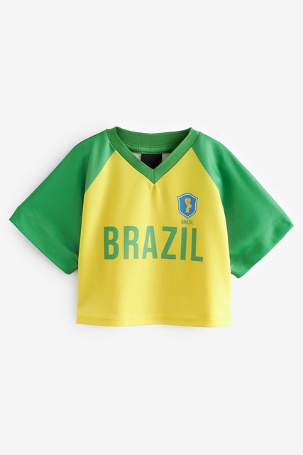 Next T-Shirt Kastiges Fußballoberteil, Brasilien (1-tlg) günstig online kaufen